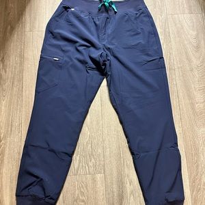 Navy blue Figs joggers